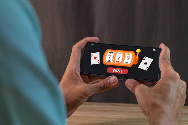 Live dealer studio interface on a mobile screen